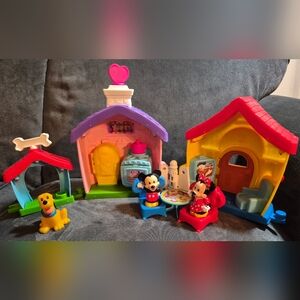 Fisher Price Little People Disney Mickey Mouse & Minnie House playset